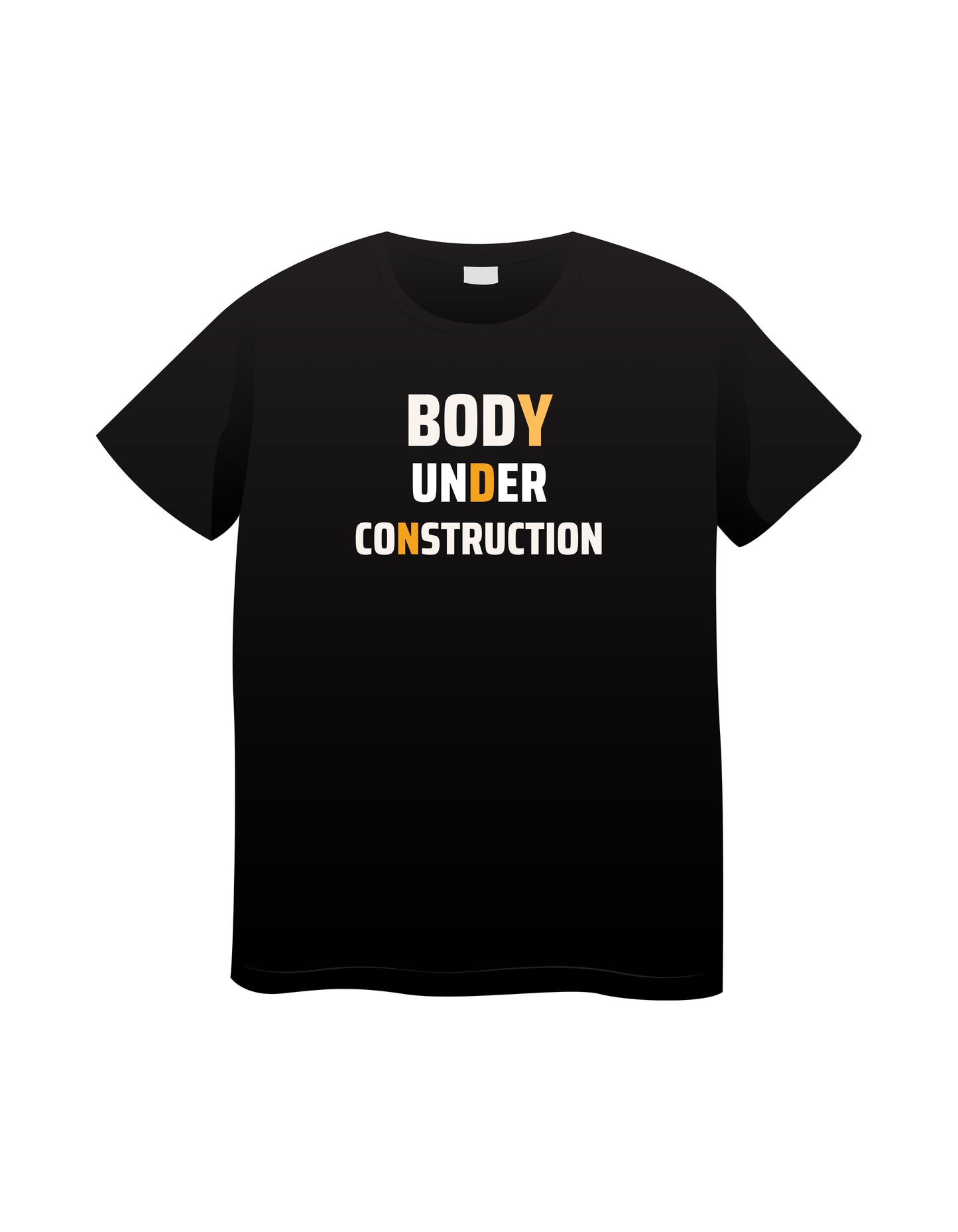 Body Under Construction Black T-shirt